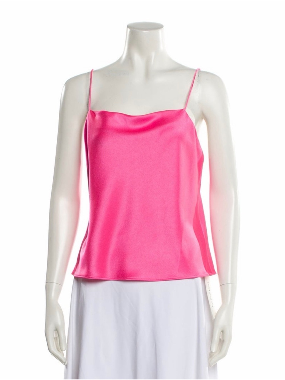 NWT Alice + Olivia Hot Pink Satin Slip Camisole